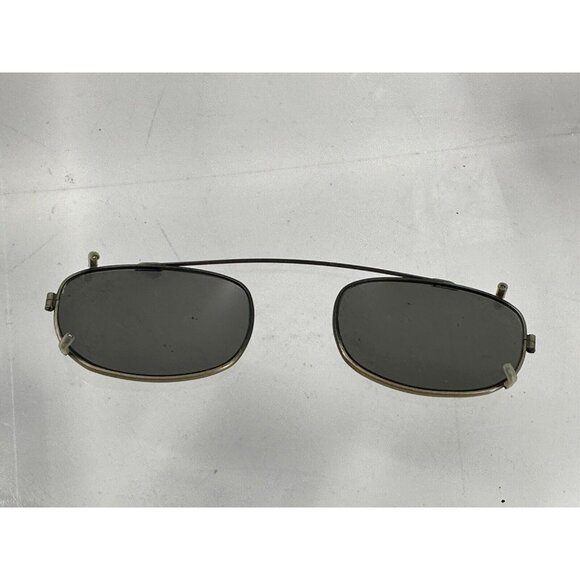 Vintage Robert Marc Rectangular Metal Sunglasses Clip Ons (B1-G) - Picture 8 of 10